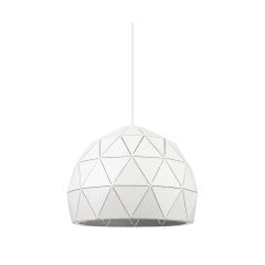 Lampa wisząca HARLEY biała E27 ITALUX