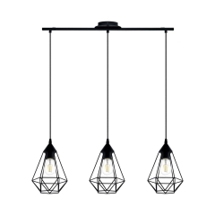 Lampa wisząca BYRON czarna E27 INSPIRE