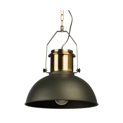 Lampa wisząca TED czarno-złota E27 INSPIRE