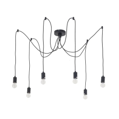 Lampa wisząca pająk EASLY czarna E27 INSPIRE
