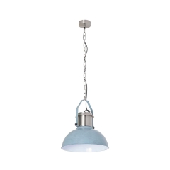 Lampa wisząca TED niebieska E27 INSPIRE