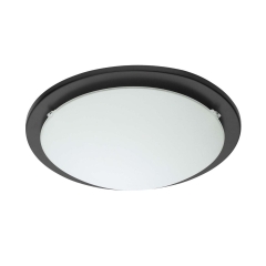 Plafon ICEBERG 29 cm czarny okrągły E27 INSPIRE