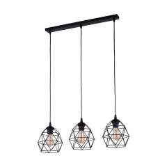 Lampa wisząca GALAXY czarna 3 x E27 TK LIGHTING