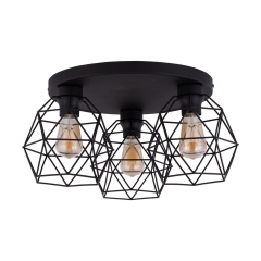 Lampa sufitowa GALAXY czarna 3 x E27 TK LIGHTING