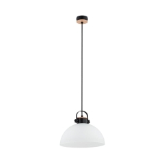 Lampa wisząca BOLO czarno-biała E27 ALFA
