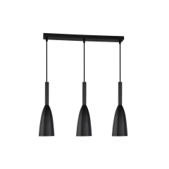Lampa wisząca SOLIN czarna E27 LIGHT PRESTIGE
