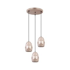 Lampa wisząca HARLEY miedziana E27 ITALUX