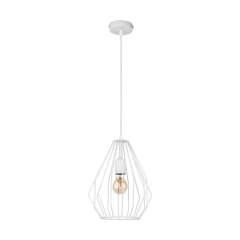 Lampa wisząca BRYLANT biała E27 TK LIGHTING