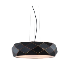 Lampa wisząca REUS czarna E27 LIGHT PRESTIGE