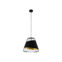 Lampa wisząca AUSTELL czarno-złota E27 EGLO