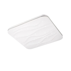 Plafon DESERT z pilotem 43 cm biały LED POLUX