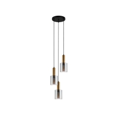 Lampa wisząca SARDO mosiądz 3 x E27 ITALUX