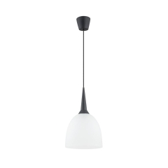 Lampa wisząca UNINO czarno-biała E27 ALFA