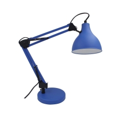 Lampka biurkowa Ennis niebieska E27 Inspire