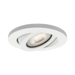 Oprawa stropowa oczko LAGOS ruchoma IP65 śr. 9.3 cm biała GU10 LIGHT PRESTIGE