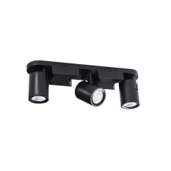 Listwa reflektorowa Laurin czarna 3 x GU10 Kanlux