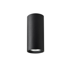 Oprawa natynkowa MANACOR IP20 wys. 13 cm śr. 6 cm czarna GU10 LIGHT PRESTIGE
