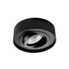 Oprawa stropowa MINI BORD DLP-50-B IP20 czarna okrągła GU10 KANLUX