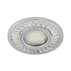 Oprawa stropowa oczko SK-92 CH/TR chrom GU10 + LED CANDELLUX