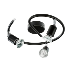Spirala BASIC czarna GU10