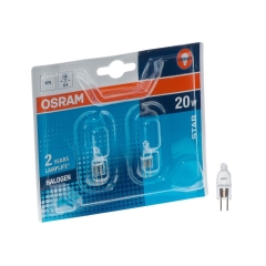 Żarówka halogenowa 2 szt. G4 (12 V) 20 W 320 lm OSRAM