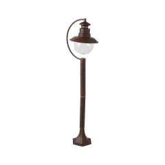 Lampa ogrodowa stojąca RUST MARINA IP44 patyna E27 INSPIRE