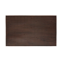 Wycieraczka zewnętrzna WOODY 75 x 45 cm gumowa miedziana