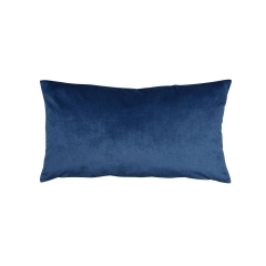 Poduszka welurowa Dubbo granatowa 50 x 30 cm Inspire