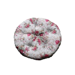 Poduszka okrągła Brasil Blumen bordowa śr. 65 cm