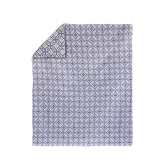 Narzuta dwustronna NOBLESSE srebrna 150 x 200 cm