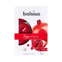 Podgrzewacz zapachowy TRUE SCENTS granat 6 szt. BOLSIUS