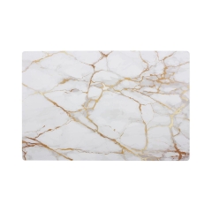 Podkładka na stół CALCITE prostokątna 43 x 28 cm biała