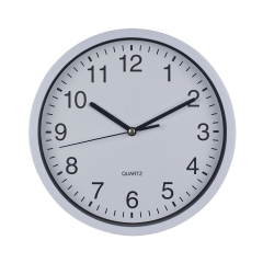 Zegar ścienny LZE-11 śr. 20 cm biały