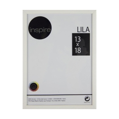 Ramka na zdjęcia Lila 13 x 18 cm biała Inspire