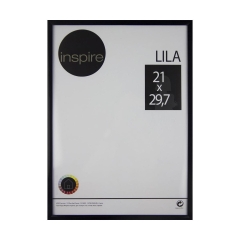 Ramka na zdjęcia Lila 21 x 29.7 cm czarna Inspire