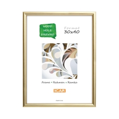 Ramka na zdjęcia Dri Hit 30 x 40 cm złota drewniana