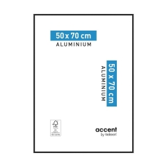Ramka na zdjęcia Accent 50 x 70 cm czarna aluminiowa