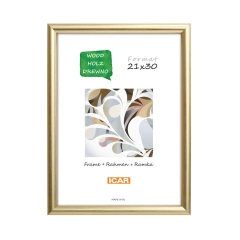 Ramka na zdjęcia Dri Hit 21 x 30 cm złota drewniana