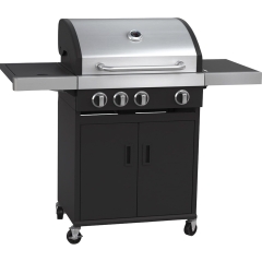 Grill gazowy 3+1 palnikowy 124 x 56 x 108cm