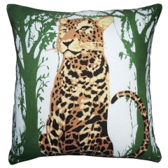 Poduszka dekoracyjna lampart 40x40 cm