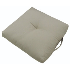 Poduszka siedzisko kwadrat beżowa 40x40x10cm