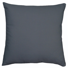 Poduszka dekoracyjna ciemno szara 40x40 cm