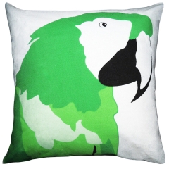 Poduszka dekoracyjna papuga 40x40 cm