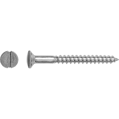LUX Wkręt do drewna z łbem stożkowym płaskim SL 3 mm x 30 mm ocynkowany 25 szt