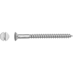LUX Wkręt do drewna z łbem stożkowym SL 5 mm x 60 mm ocynkowany 10 szt.