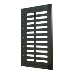 Vents kratka wentylacyjna 110 mm x 140 mm brązowa z regulacją
