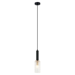 Italux Lampa PEROLA śr. 10 cm czarna 1x40W E14