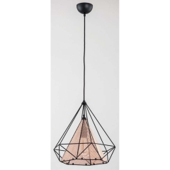 Alfa Lampa sufitowa Net Copper 1x60W E27