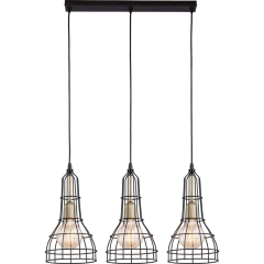 TK Lighting Lampa sufitowa LONG listwa czarna 3x60W E27