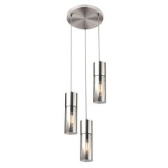 Lampa wisząca ANNIKA chromowana 3x25W E27